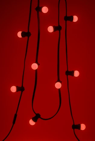 Лампочка светодиодная красная для Белт-лайт E27 1W ЭРА ERARL45-E27