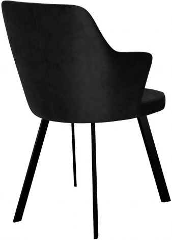 Стул DikLine 345 K21 черный, ножки черные арт.00-00076160
