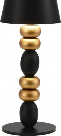 Настольная лампа ST Luce Ease SL1011.414.01 Черный, Золотистый/Черный LED 1*3W (220V, сенсорный выключатель)