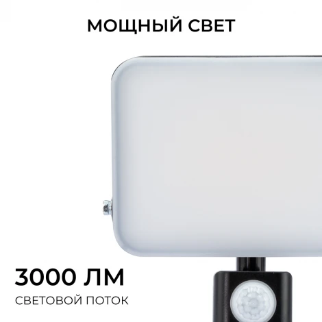 Прожектор уличный светодиодный с датчиком движения Apeyron 05-54