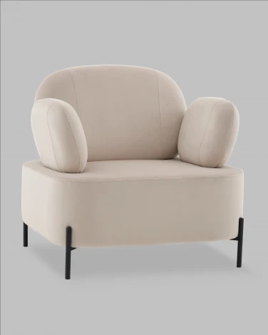 Кресло Кэнди велюр бежевый Stool Group арт.УТ000041757