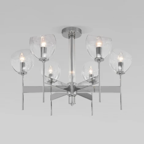 Потолочная люстра на штанге Arrista 60130/6 Eurosvet хром Smart