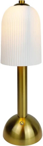 Настольная лампа c зарядкой от USB L'Arte Luce Stetto L64133.70 bronze (LED, диммер)