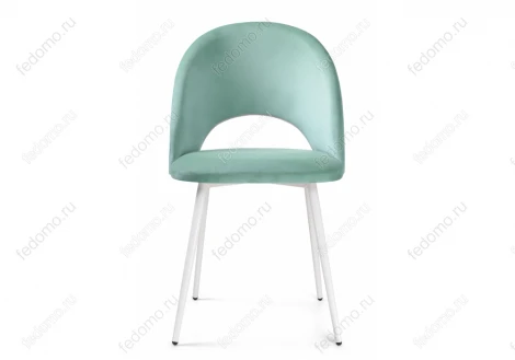 Стул Woodville на металлокаркасе Ирре confetti aquamarine / белый глянец 464199