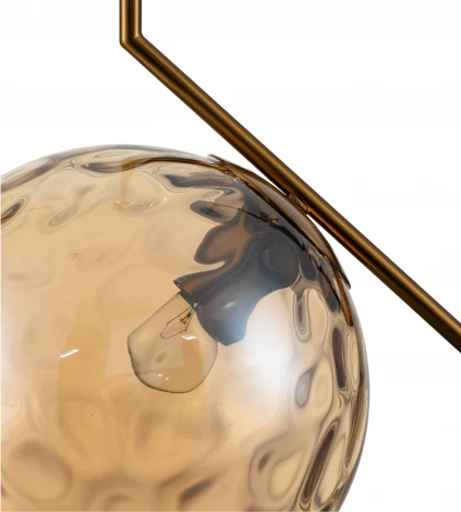 Подвесной светильник Dolce V000119 (11007/1P Amber) (220V, на проводе, шар)