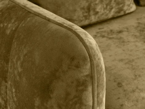 Диван Amsterdam трехместный ОГОГО (арт.786595), (Ткань,Велюр/Коричневый)