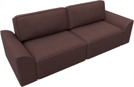 Диван прямой Лига-048 НПБ Лига Диванов (Замша) арт.128235