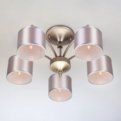 Потолочная люстра Eurosvet Adagio 60080/5 сатин-никель (220V)