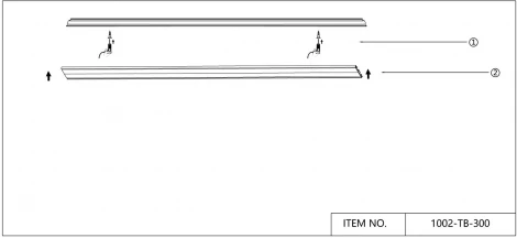 Шинопровод магнитный накладной Favourite Unika 1002-TB-300