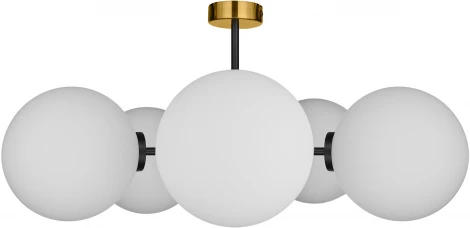 Потолочная люстра на штанге 33 Идеи CHN800S.05.17BL.PA-S32WH (220V, шарики)