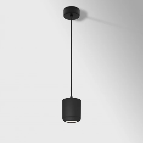 Подвесной светодиодный светильник Elektrostandard Onde 50249 LED 15W 4000K чёрный (220V, на проводе, круглые)
