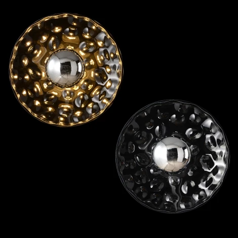 Настенный светильник Crystal Lux PEARL AP1 SMOKE (220V, круглые)