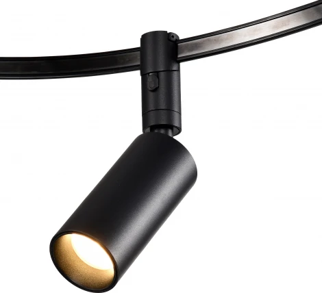 Трековый светильник однофазный 48V Lightstar DUE 207137 (LED, круглые)