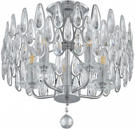 Потолочная люстра хрустальная на штанге Arte Milano Sorrento-2009 372009/5/80/400 CR (220V)