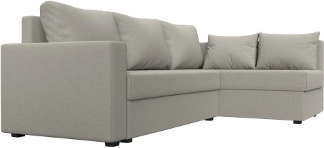 Диван угловой Мансберг правый угол (Бежевый/Рогожка) Лига Диванов арт.121536