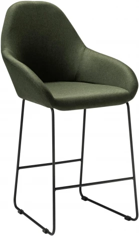 Кресло полубар Kent тёмно-зеленый/Линк R-Home арт.410119125h_ТмЗел_черн_ПБ