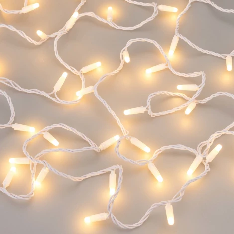 Светодиодная гирлянда ARD-STRING-CLASSIC-10000-WHITE-100LED-MILK-PULSE Warm (230V, 7W) (IP65)