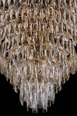 Подвесная люстра Fluorite Delight FL1058-27P (220V, хрусталь, на цепи)