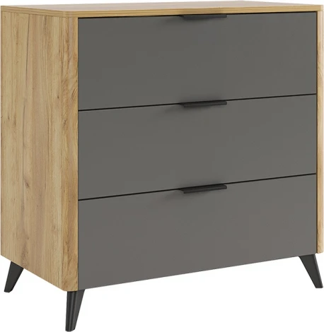 Спальный гарнитур Адам К2 Mebelson (Дуб золотой,Графит) арт.СК2Адам.2564