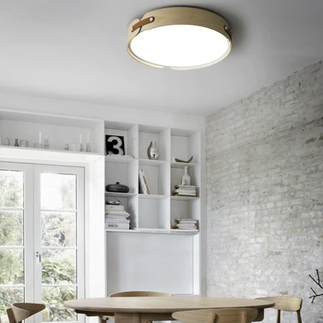 Потолочный светильник круглый Range 3 D72 Light Wood ImperiumLoft Range03 (195543-26) (LED, 220V, круглые)