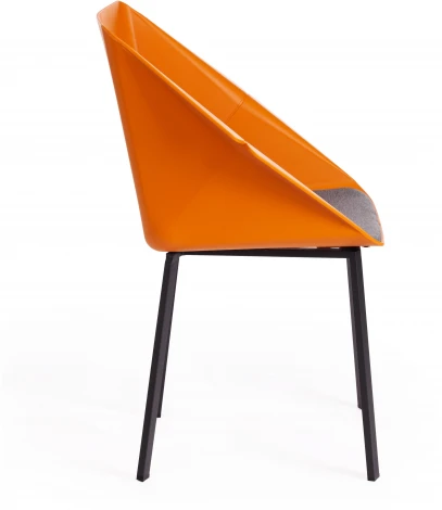 Стул DORO (mod. 8088) пластик/металл/ткань , 61,5 х 55 46 89 см Orange (Оранжевый) 90988 / Grey (Серый) 1509 Tetchair 15527