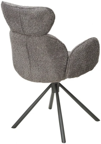Стул ВАРДИ (VARDY) 360 град.поворот. Темно-серый букле XD841-16 / Серый, ®DISAUR M-City 64284