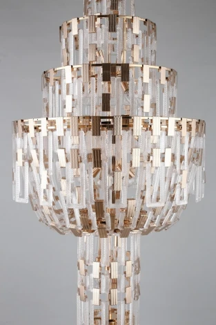 Подвесная люстра каскадная Aployt Alessio APL.858.03.31 (220V, на цепи)