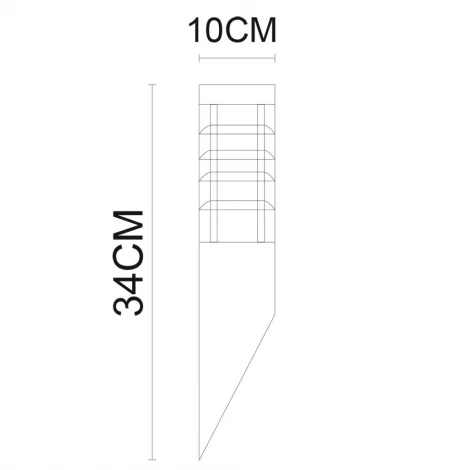 Архитектурная подсветка Arte Lamp Paletto A8363AL-1SS