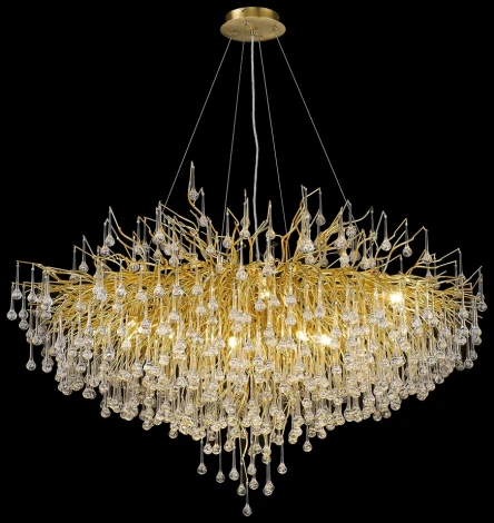 Подвесная большая люстра Wertmark Dionisia WE189.15.403 (220V, на тросе)