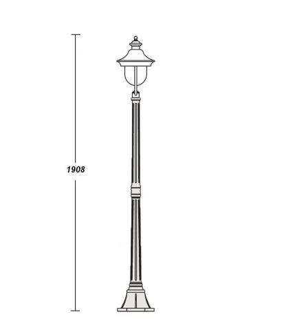 Наземный фонарь Oasis Light 84308c Bl (220V, IP44)