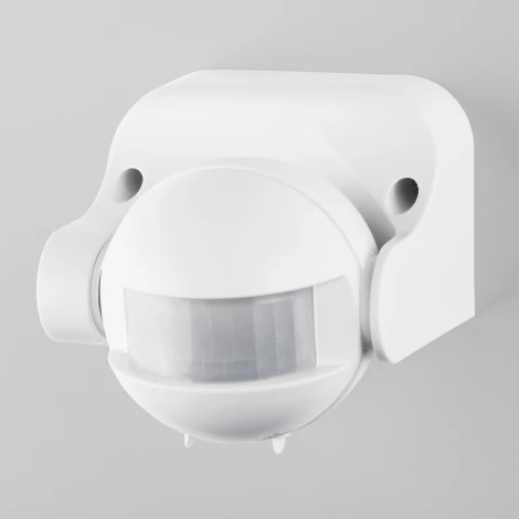 Датчик движения инфракрасный накладной Elektrostandard, белый, 1200W, IP44