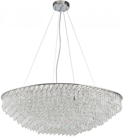 Подвесная люстра Indigo INTRIGO V000369 (220V, хрусталь, на тросе)