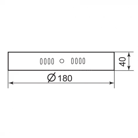 Потолочный светильник круглый Feron 27939 (220V)