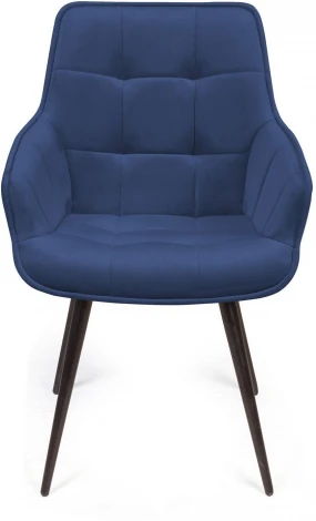 Стул Top Concept Capri поворотный 360 градусов, бархат синий 29 / опора конус