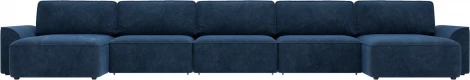 Диван п-образный Лига-048 НПБ МегаЛонг Лига Диванов (Велюр) арт.128322