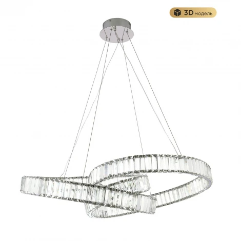 Подвесной светильник светодиодный хрустальный с регулировкой цветовой температуры Modelux MODESTYLE MS.9030.900 CR