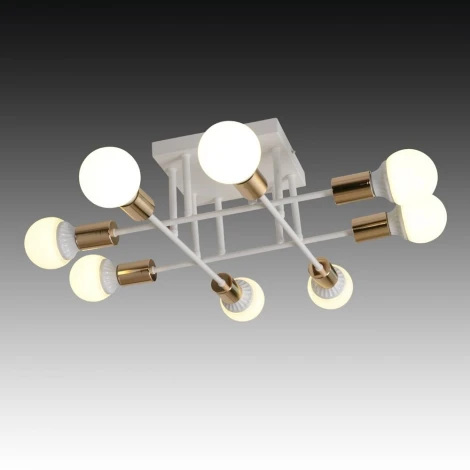 Потолочная люстра Максисвет Техно 1-4683-8-mattWH E27