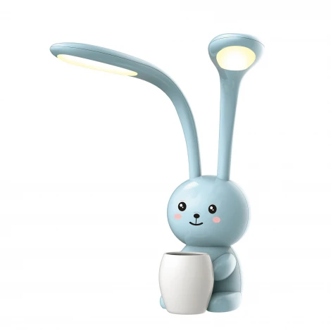 Настольная лампа с подставкой под канцелярские принадлежности для детской Uniel ULM ULM-D160 12W/3000-6000K/DIM BLUE