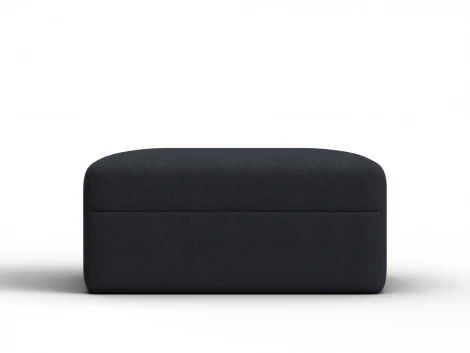 Модуль пуф Лига-060 НПБ (ЛДСП,Брус,Фанера,Замша/Темно-серый) Лига Диванов 129578