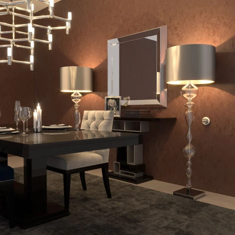 Выключатель на 4 положения двухклавишный (Матовый хром) Werkel WL19-01-05 (a044913)