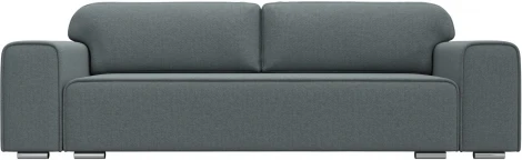 Диван прямой Лига-029 (Серый/Рогожка) Лига Диванов арт.122653