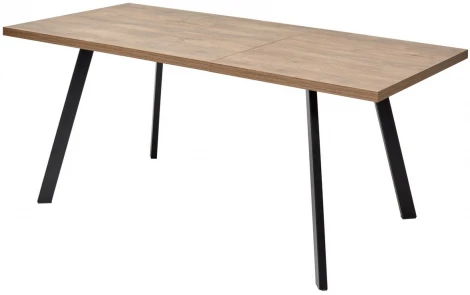 Стол BRICK M 140 Дуб Канзас/ Черный