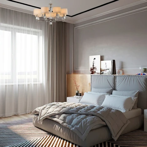 Подвесная люстра Lumien Hall Malle LH1053/8H-NK-WT