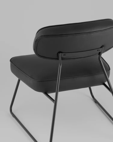 Кресло Кэйт ткань экокожа чёрный Stool Group УТ000042641
