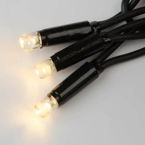 Занавес светодиодный с эффектом мерцания, 3х2м, соединяемый. 384 светодиода, теплый белый свет Uniel ULD-C3020-384/TBK WARM WHITE IP67