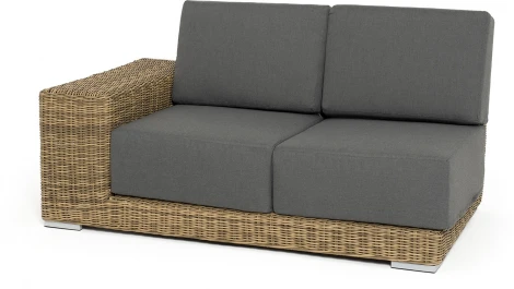 "Капри" модуль диванный правый с подушками, цвет соломенный 4SIS арт.УТ-00009386