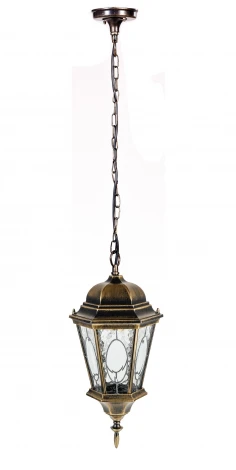 Уличный светильник подвесной Oasis Light ASTORIA 2M 91405M cover Gb овал (220V, на цепи, IP44)