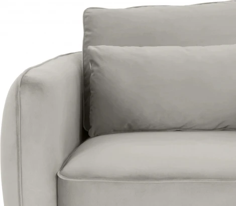 Кресло Amsterdam ОГОГО (арт.342697), (Ткань/Белый)