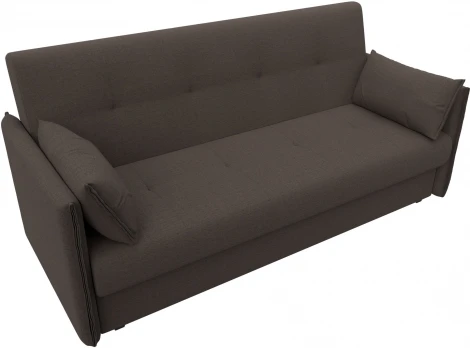 Диван-книжка Лига-018 (Коричневый/Рогожка) Лига Диванов арт.124985