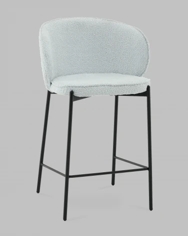 Стул полубарный Тисдейл букле светло-голубой Stool Group арт.УТ000041692